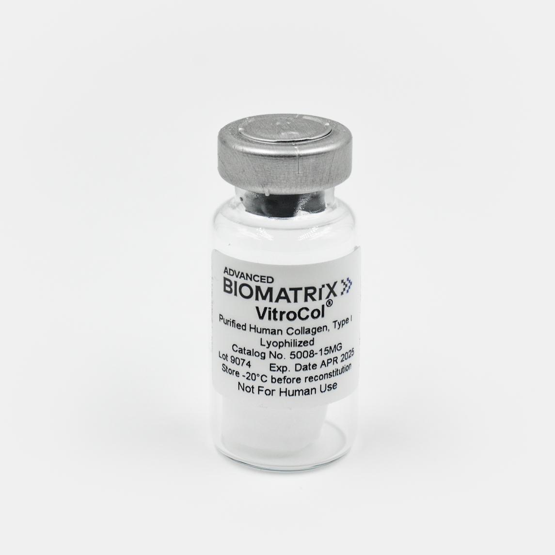 Lyophilized vitrocol type i collagen from advanced biomatrix