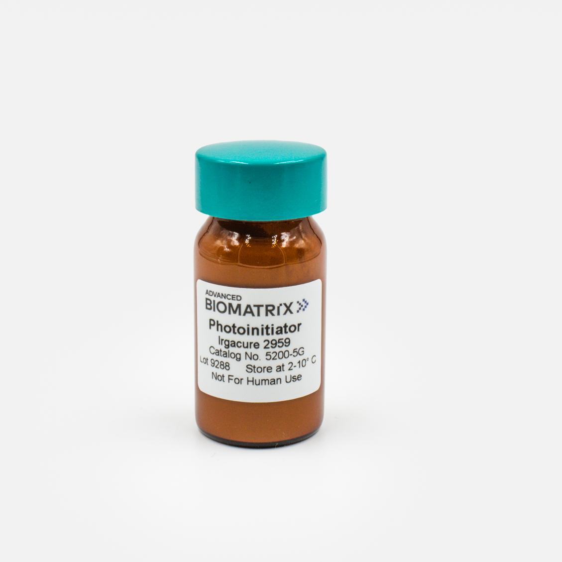 irgacure photoinitiator for UV light 365 nm photocrosslinking