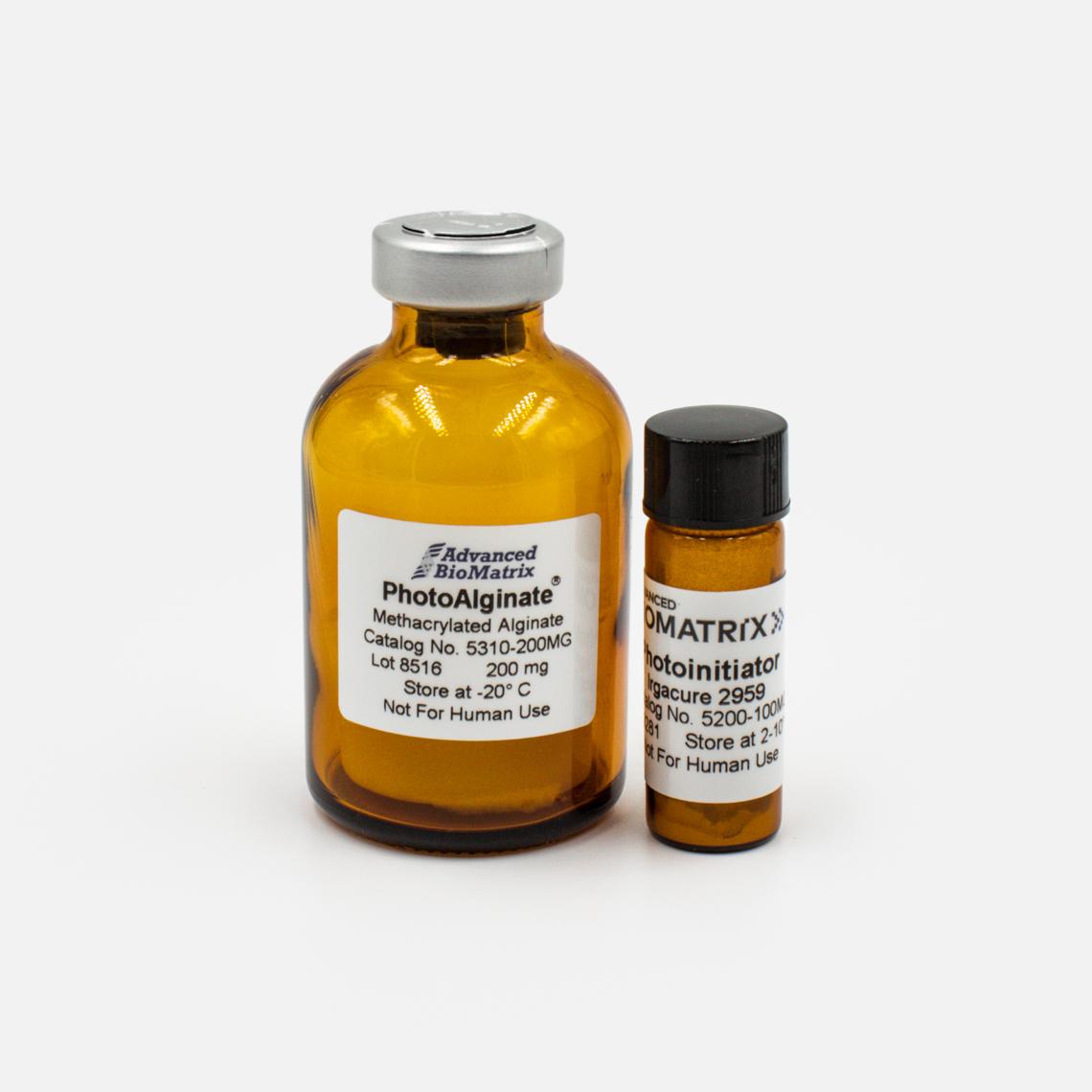 PhotoAlginate methacrylated alginate with Irgacure
