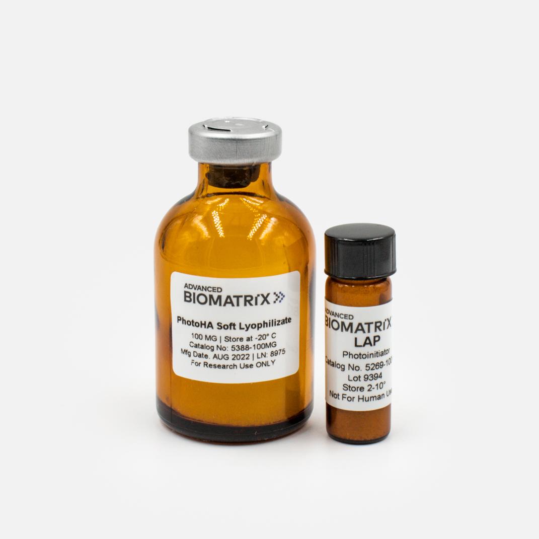 PhotoHA methacrylated hyaluronic acid with LAP