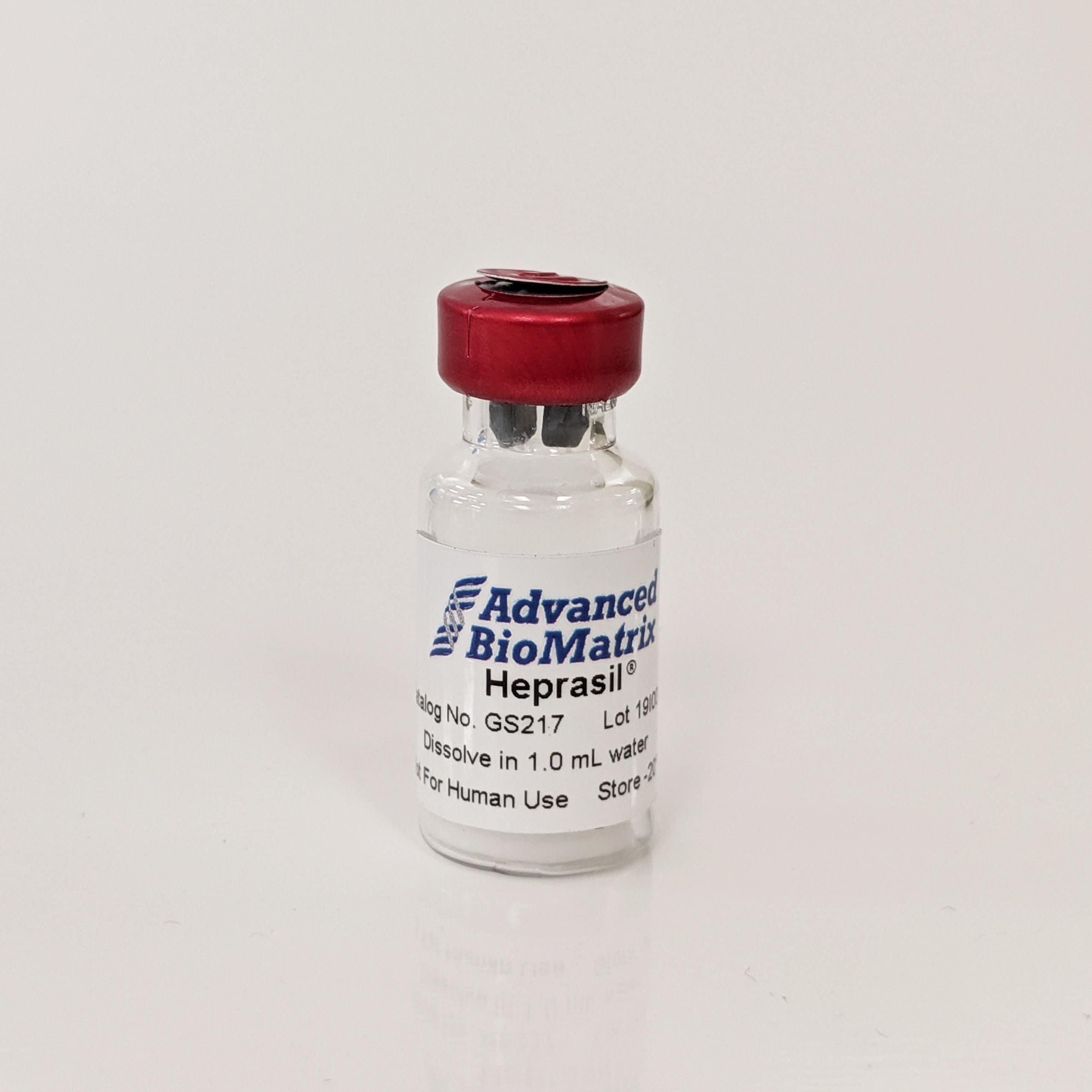 heprasil thiolated heparin and hyaluronic acid from advanced biomatrix